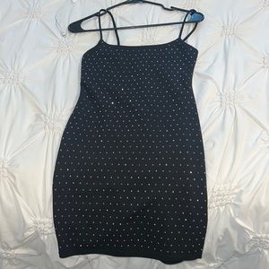 Sparkly black new years dress